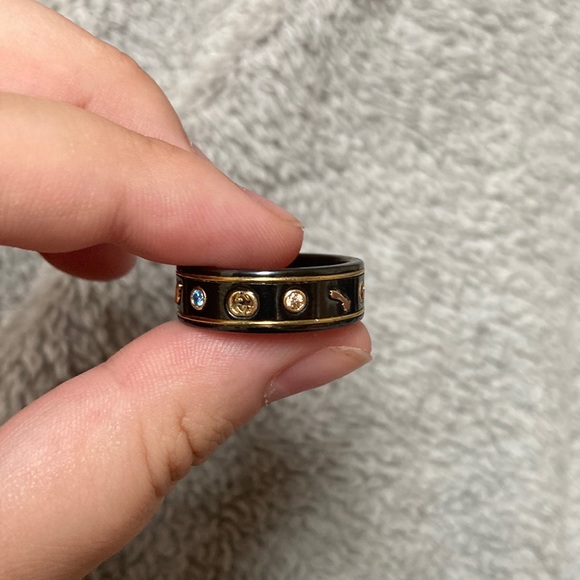 Gucci Icon ring with Gem stones